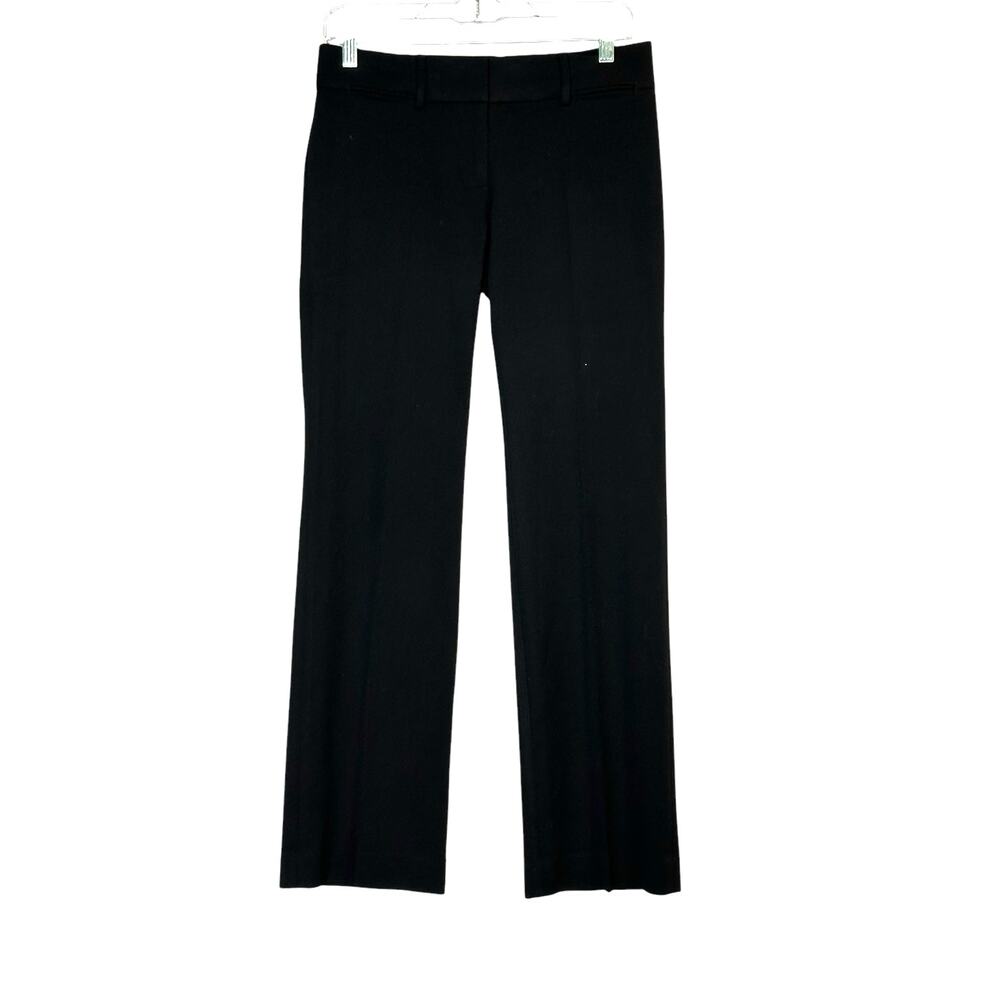 Loft Marisa trouser black straight legs office pants size 0P